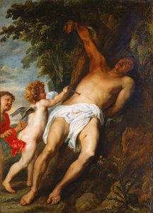 天使に救われた聖セバスチャン 作： Anthony van Dyck